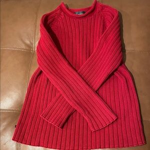 Ralph Lauren Deep Red Knit Sweater
